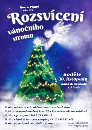 Rozsvícení vánočního stromu